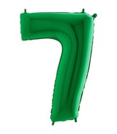 Grabo Jumbo Number 7 Green Balloon Party Supplies Decorations Ideas Novelty Gift