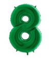 40in Grabo Green Number 8 Balloon Party Supplies Decorations Ideas Novelty Gift