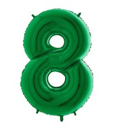 Grabo Jumbo Number 8 Green Balloon Party Supplies Decorations Ideas Novelty Gift