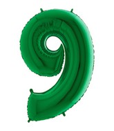 Grabo Jumbo Number 9 Green Balloon Party Supplies Decorations Ideas Novelty Gift