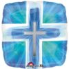 Blue Joyous Cross Balloon Party Supplies Decorations Ideas Novelty Gift
