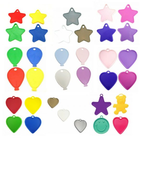 Small Plastic Balloon Weights Party Supplies Decorations Ideas Novelty Gift