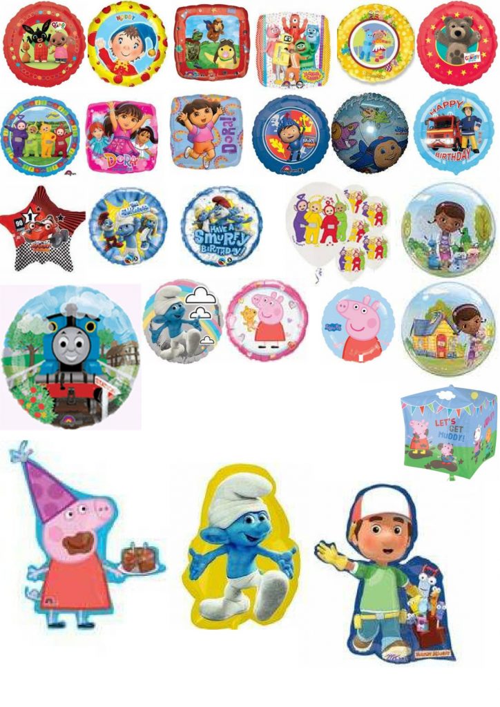 preschool tv balloons Party Supplies Decorations Ideas Novelty Gift