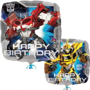 Transformers Optimus Prime Bumblebee Happy Birthday Balloon Party Supplies Decorations Ideas Novelty Gift