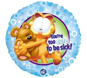 Get Well Garfield Standard Balloon Party Supplies Decorations Ideas Novelty Gift