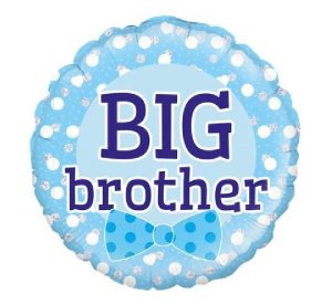 229479 Big Brother Bowtie Standard Balloon Party Supplies Decorations Ideas Novelty Gift