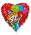 Happy Circus Clown With Balloons Standard Balloon Party Supplies Decorations Ideas Novelty Gift