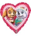 Red Heart Paw Patrol Skye Everest Standard Balloon Party Supplies Decorations Ideas Novelty Gift