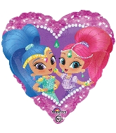 Heart Shimmer & Shine Standard Balloon Party Supplies Decorations Ideas Novelty Gift