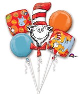 Dr Seuss Cat In The Hat Balloon Bouquet Party Supplies Decorations Ideas Novelty Gift
