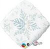 Holographic Snowflake Sparkle White Standard Balloon Party Supplies Decorations Ideas Novelty Gift