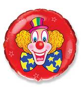 Circus Clown With Blue Bow Red Standard Balloon Party Supplies Decorations Ideas Novelty Gift