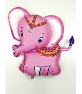 Pink Circus Elephant Supershape Balloon Party Supplies Decorations Ideas Novelty Gift