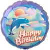 Happy Birthday Dolphin Standard Balloon Party Supplies Decorations Ideas Novelty Gift