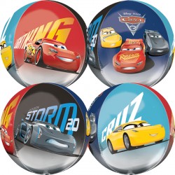 Disney Cars 3 Orbz Balloon. Featuring Lightning McQueen, Jackson Storm & Cruz Ramirez Party Supplies Decorations Ideas Novelty Gift