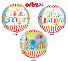 Circus Birthday Orbz Sphere Balloon Party Supplies Decorations Ideas Novelty Gift