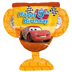 5th Birthday Trophy Disney Cars Supershape Balloon Party Supplies Decorations Ideas Novelty Gift