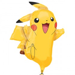 Pikachu Pokemon Supershape Balloon Party Supplies Decorations Ideas Novelty Gift