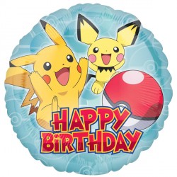 Happy Birthday Baby Pikachu Pokemon Balloon Party Supplies Decorations Ideas Novelty Gift