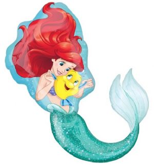 Ariel The Little Mermaid Supershape Balloon Party Supplies Decorations Ideas Novelty Gift