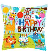 Happy Birthday In The Jungle Standard Balloon Party Supplies Decorations Ideas Novelty Gift