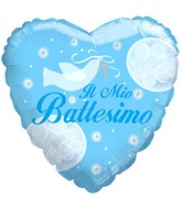 Il Mio Battesimo Boy Dove Heart Balloon Party Supplies Decorations Ideas Novelty Gift