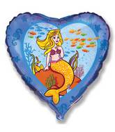 Mermaid Under Sea Standard Balloon Party Supplies Decorations Ideas Novelty Gift