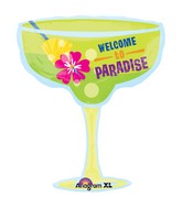 Welcome To Paradise Cocktail Supershape Balloon Party Supplies Decorations Ideas Novelty Gift