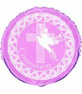 Pink 1st Holy Communion Dove Standard Balloon Party Supplies Decorations Ideas Novelty Gift