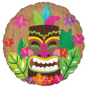 Vintage Tiki 18in Balloon Party Supplies Decorations Ideas Novelty Gift 42985