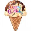 Happy Birthday Ice Cream Supershape Balloon Party Supplies Decorations Ideas Novelty Gift