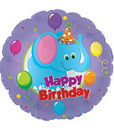 Happy Birthday Party Elephant Standard Balloon Party Supplies Decorations Ideas Novelty Gift