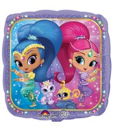 Square Shimmer & Shine Standard Balloon Party Supplies Decorations Ideas Novelty Gift