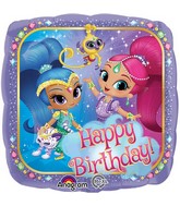 Happy Birthday Shimmer & Shine Standard Balloon Party Supplies Decorations Ideas Novelty Gift
