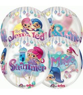 Shimmer & Shine Orbz Sphere Balloon Party Supplies Decorations Ideas Novelty Gift