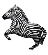 Zebra Jumping Supershape Balloon Party Supplies Decorations Ideas Novelty Gift