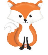 Woodland Fox Supershape Balloon Party Supplies Decorations Ideas Novelty Gift