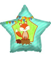 Forest Fox Woodland Standard Balloon Party Supplies Decorations Ideas Novelty Gift