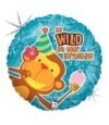 Monkey Wild Birthday 18in Balloon Party Supplies Decorations Ideas Novelty Gift