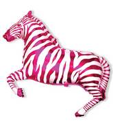Zebra Pink Stripe Supershape Balloon Party Supplies Decorations Ideas Novelty Gift