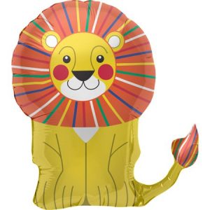 Cute Lion Supershape Balloon Party Supplies Decorations Ideas Novelty Gift