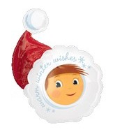Elf With Santa Hat Supershape Balloon Party Supplies Decorations Ideas Novelty Gift
