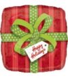 Happy Holidays Xmas Gift Standard Balloon Party Supplies Decorations Ideas Novelty Gift