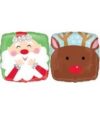 Santa Reindeer 2-Sided 18in Balloon Party Supplies Decorations Ideas Novelty Gift