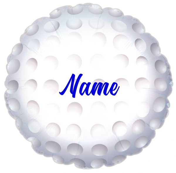 Personalised golf balloon Party Supplies Decorations Ideas Novelty Gift