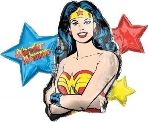 Wonder Woman Supershape Balloon Party Supplies Decorations Ideas Novelty Gift