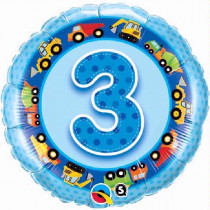 Happy 3rd Birthday Trucks Balloon Party Supplies Decorations Ideas Novelty Gift