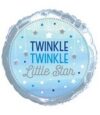 18in Blue Twinkle Little Star Balloon Party Supplies Decorations Ideas Novelty Gift
