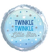 Blue Twinkle Little Star Standard Balloon Party Supplies Decorations Ideas Novelty Gift