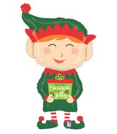 Jolly Elf Supershape Balloon Party Supplies Decorations Ideas Novelty Gift